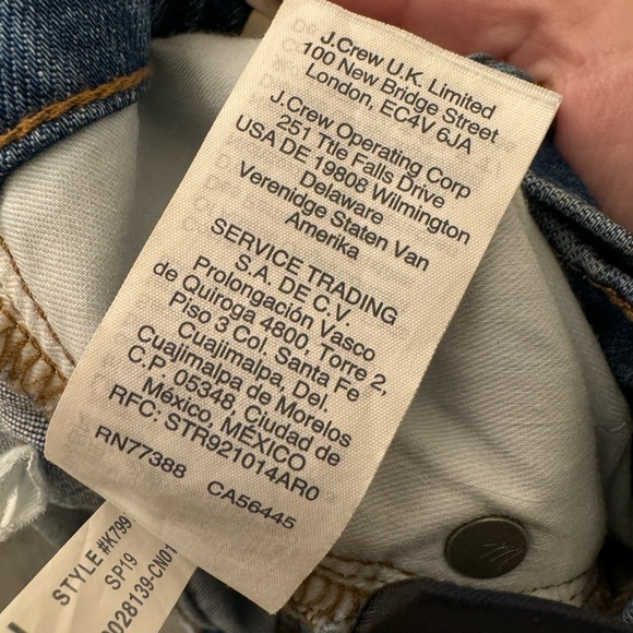 Worn only a few times the Madewell slim wide leg crop - Picture 9 of 9